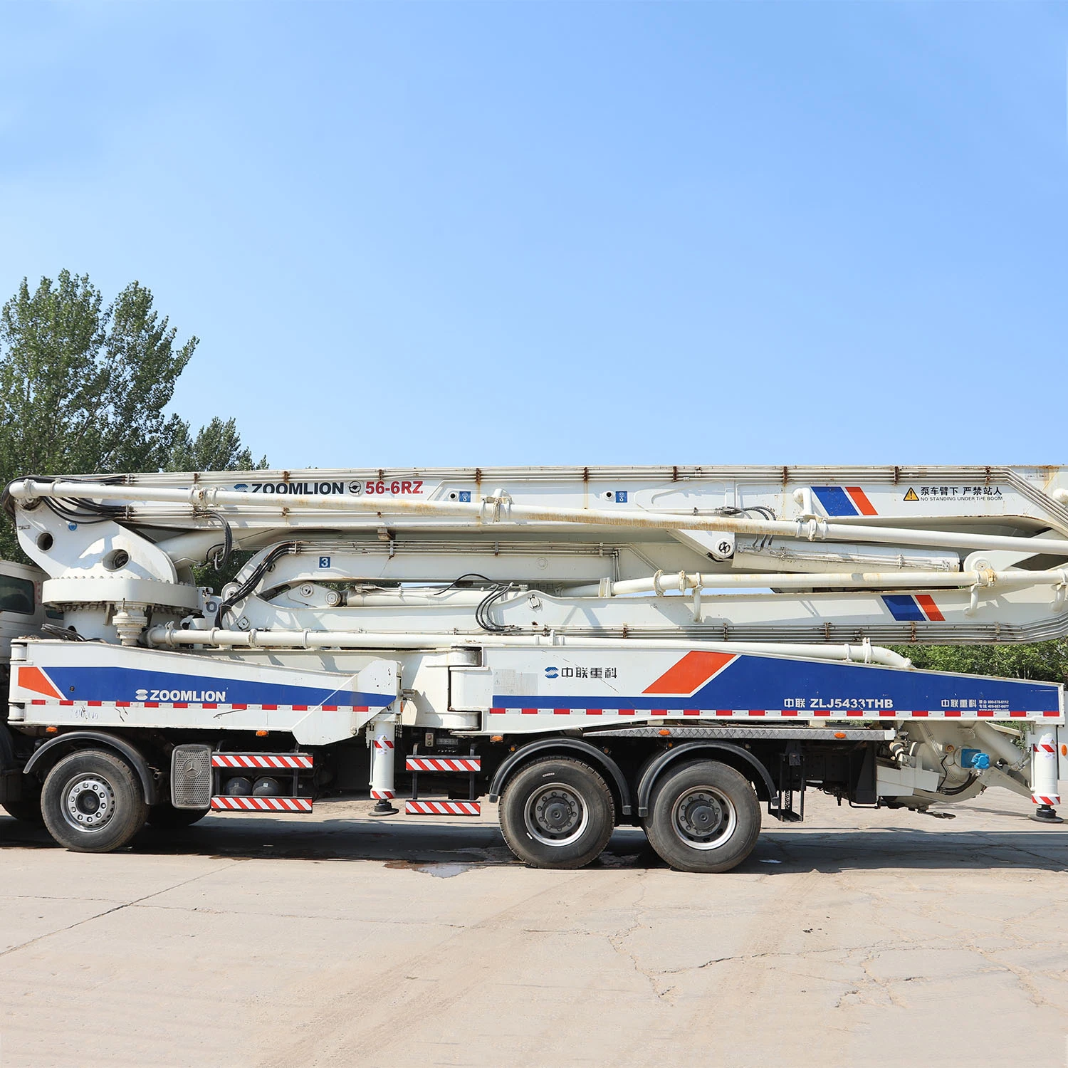 Low Price Crane Hydraulic Used Concrete Pump Truck 52m Construction Machinery