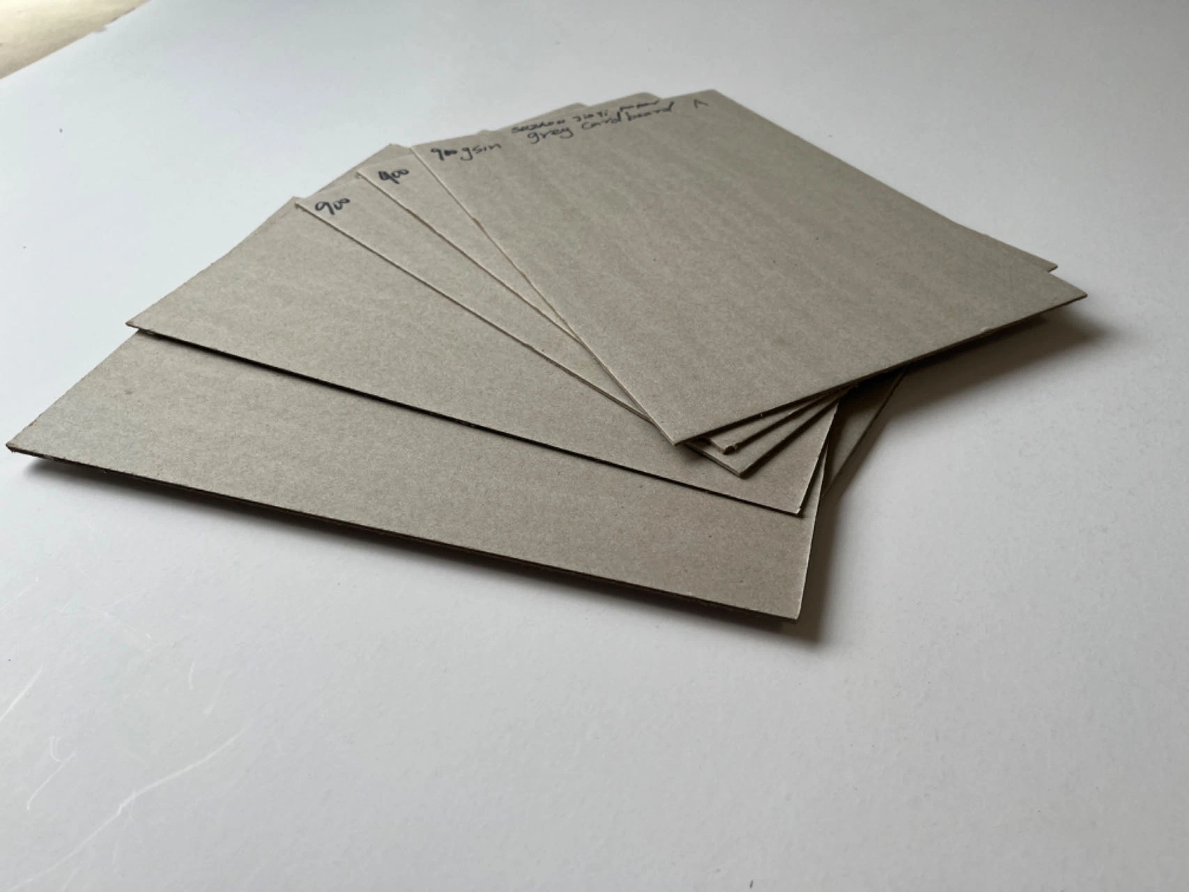 Pulp Paper Grey Cardboard for Gift Packaging 2000GSM, 2050GSM, 2100GSM, 2150GSM, 2200GSM