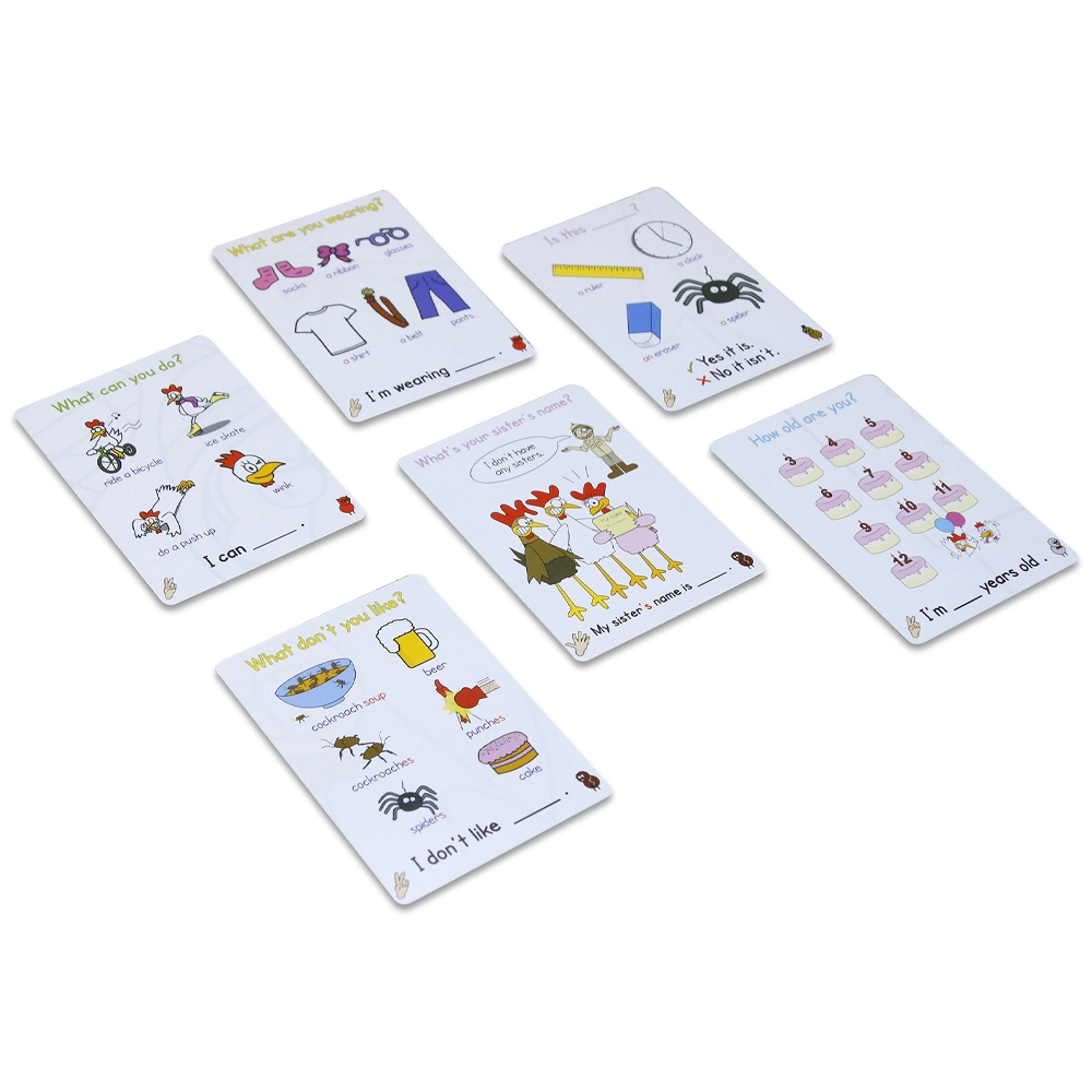 Benutzerdefinierte Logo Funning Erwachsene Party Camping Card Spiel Spielen Sie Lustig Board Game Card mit schneller Lieferung