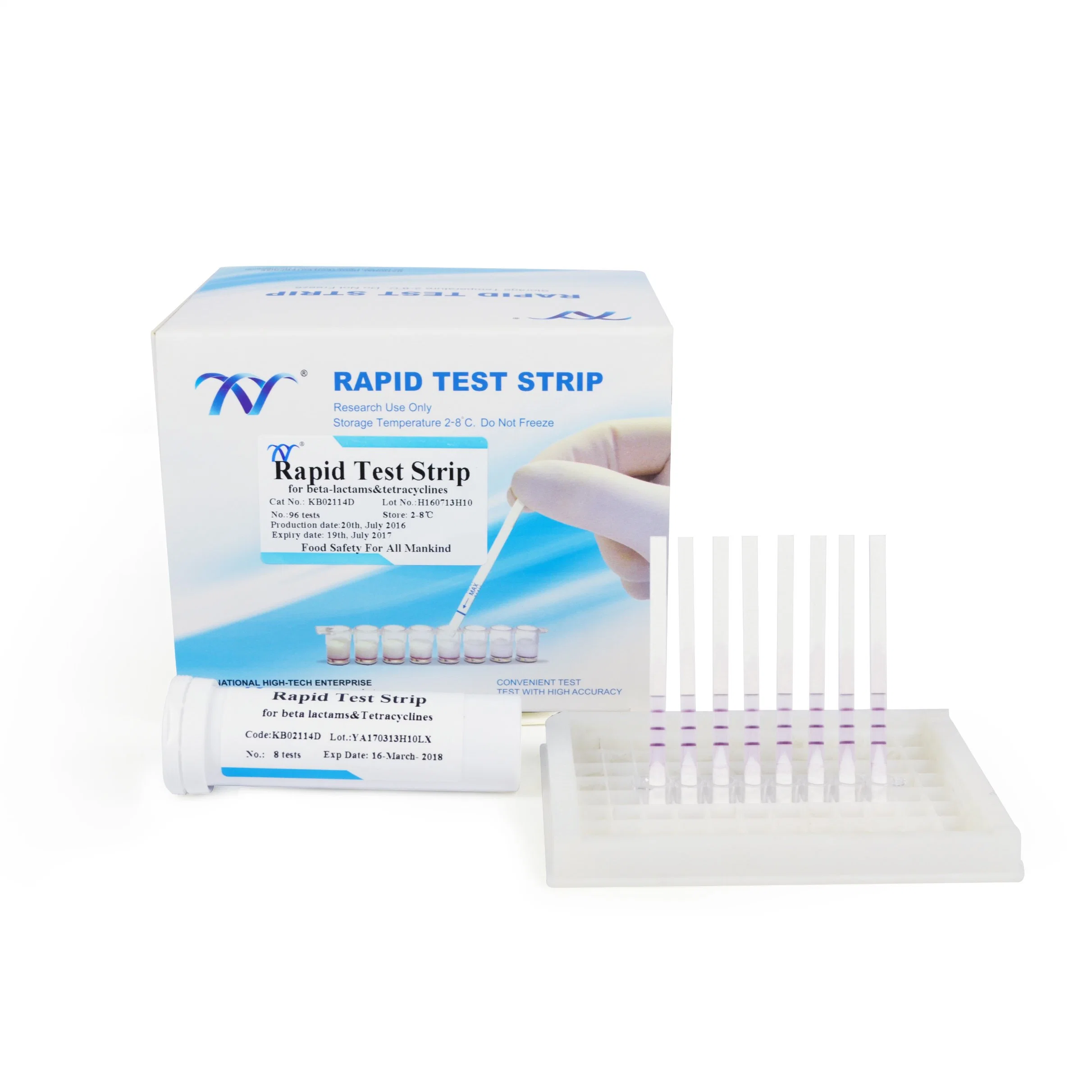 Leite viciante ilegal Rapid Test Strip para Melamina