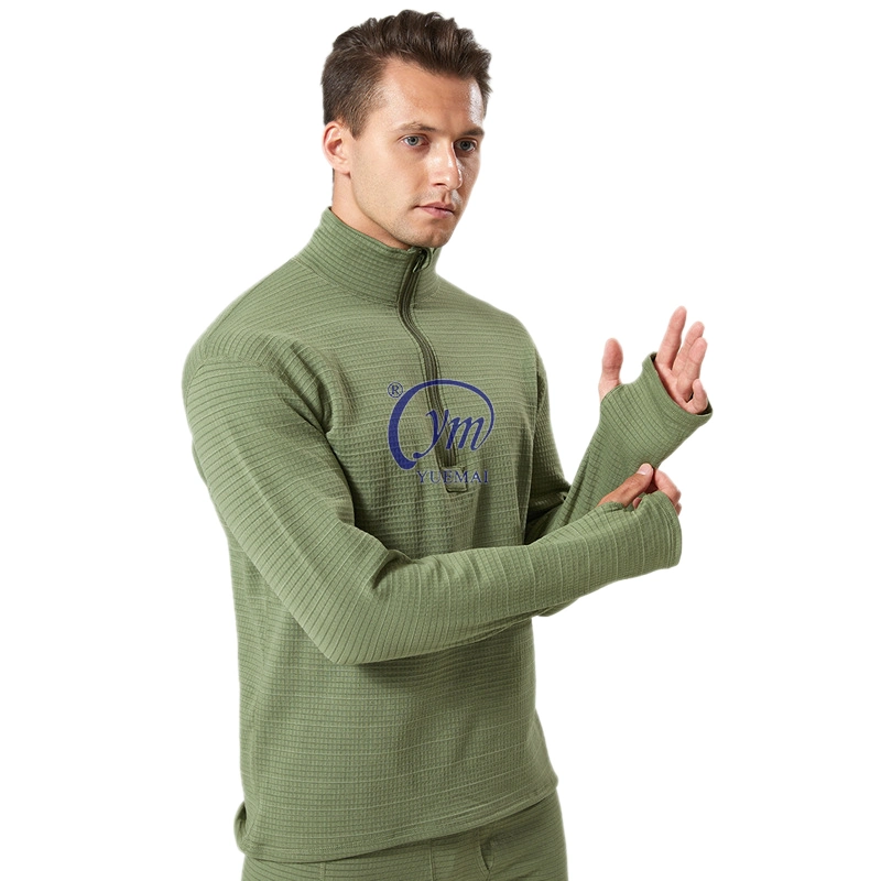 Тактическая военная зимняя одежда для длинных Джонса Sport Fleece Thermal UnderWear для Мужчин