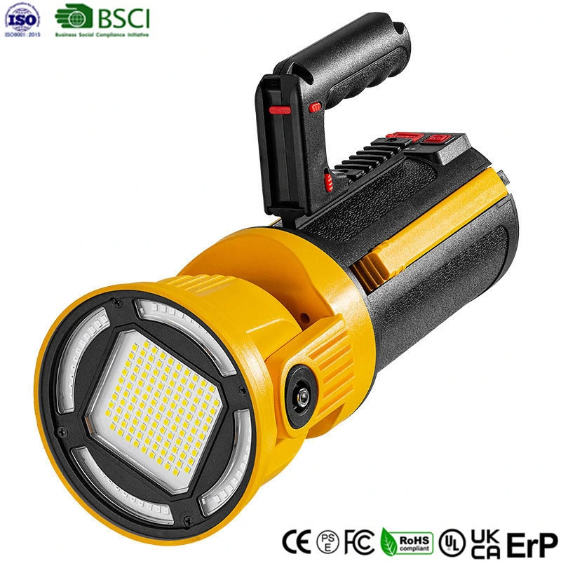 Warsun Outdoor 2900 Lumen Long Shot Rechargeable Portable Searchlight with Power Bank and Tail Bottom Magnet