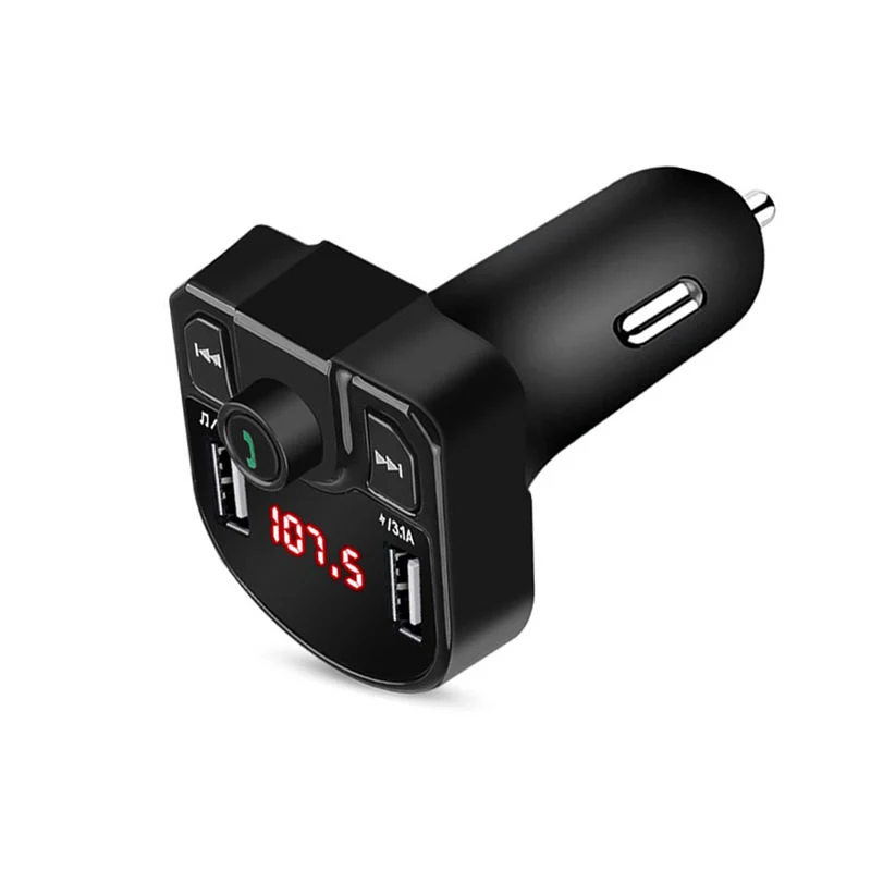 Cargador de USB3,1A puertos Bluetooth-Kit para coche Reproductor Bluetooth-MP3 FM inalámbrico Transmisor