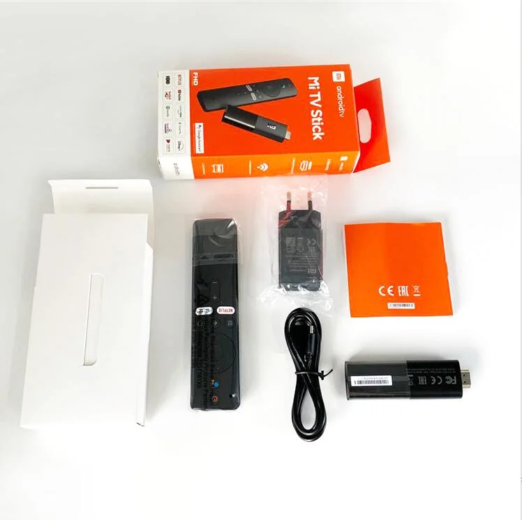 Google Assistant Netflix Xiaomi Mi TV Stick Global Version Android TV 9.0 4-Core 1080P HD Dual Decoding 1GB RAM 8GB Mi Box IPTV TV Stick