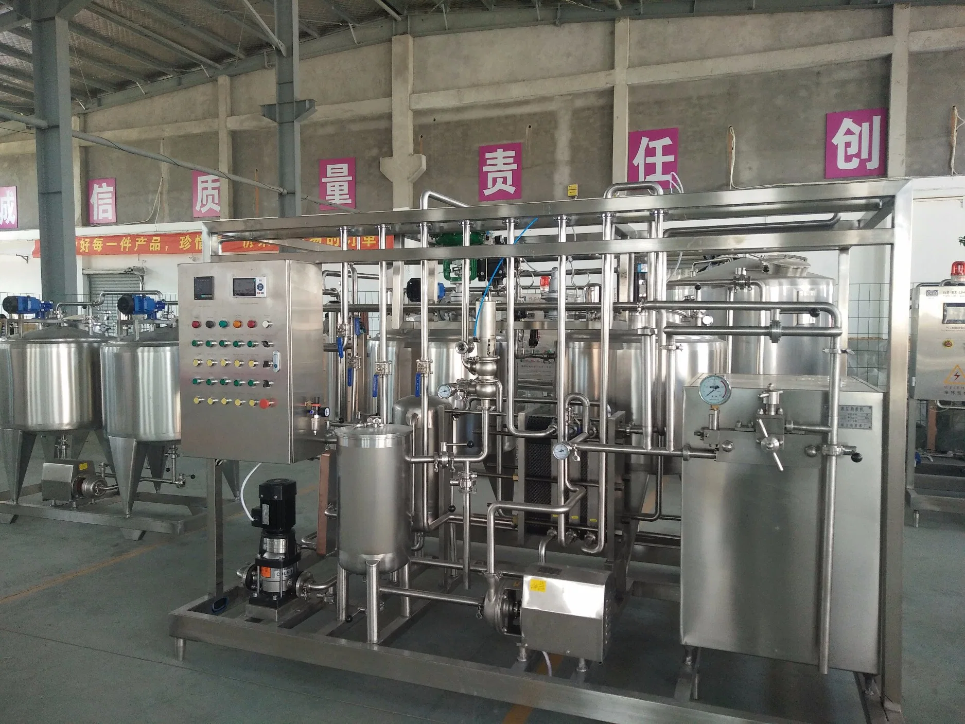 Small Scale Multi Function Flavored Juice Processing Line