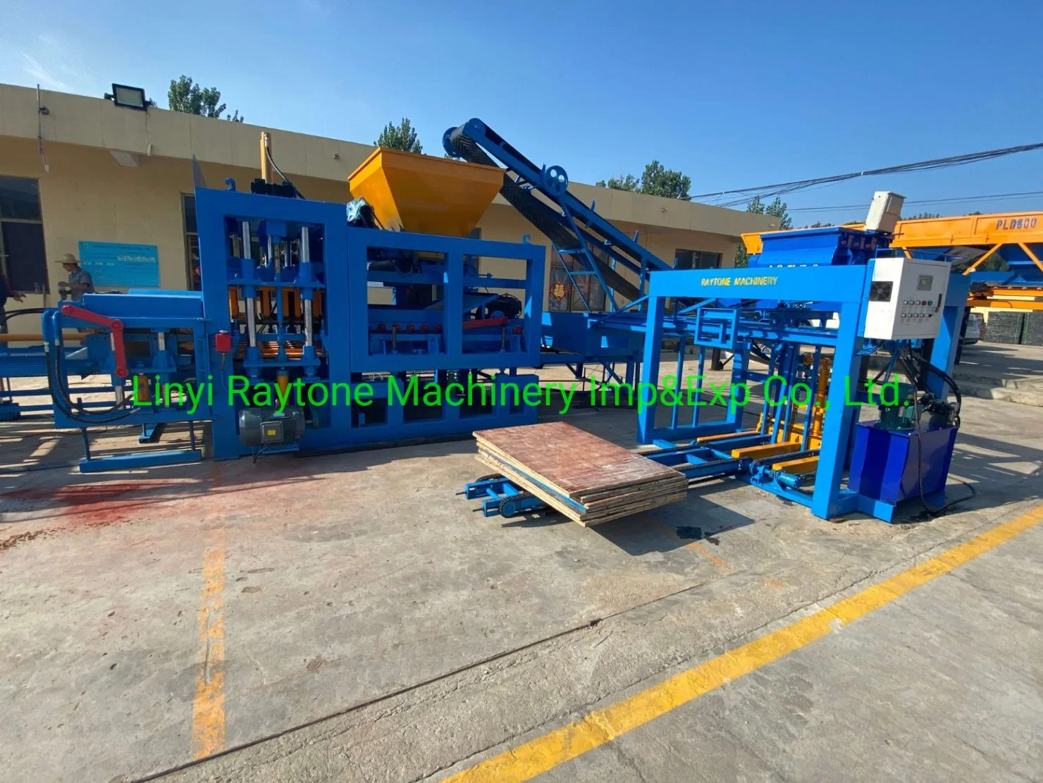 Full Automatic Brick Making Machine Hydraulic Press Paver Block Machine