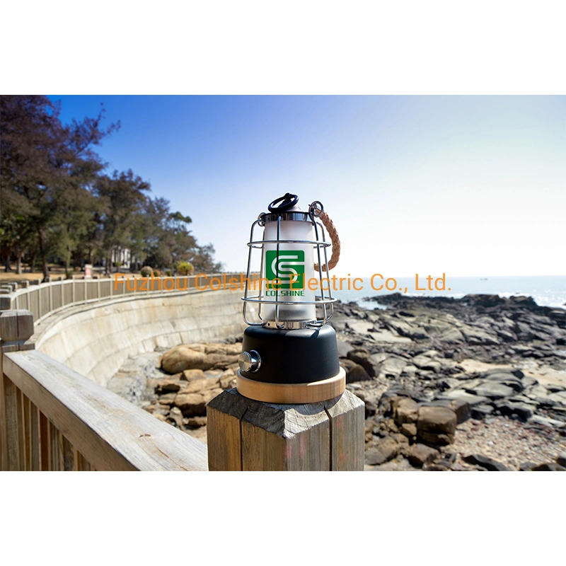 Luzes de portátil levou Camping Lantern Outdoor Lâmpada pendurada recarregável USB