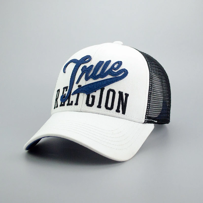 High quality/High cost performance Applique Embroidery Cotton Snapback Baseball Hat Trucker Cap