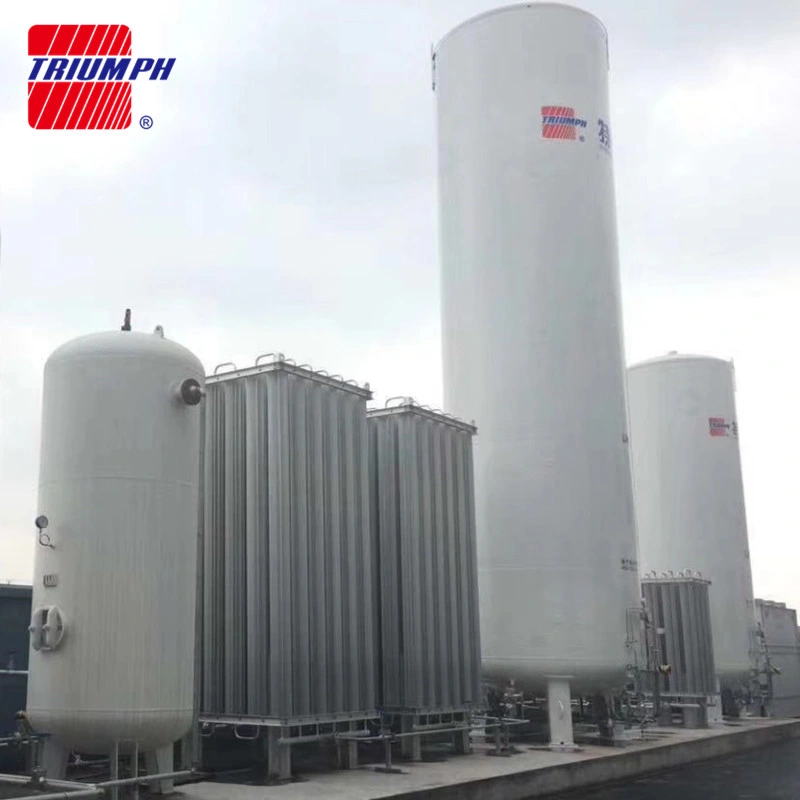 Lox Lin Lar Cryogenic Storage Tank Pressure Vessel ASME GB Approved