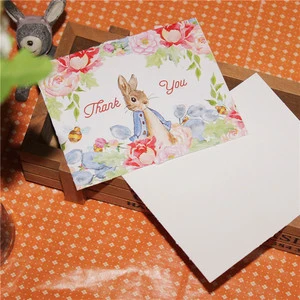 Colorful Paper Business Thank You Cards High Quality Custom Paper Cards Printing
