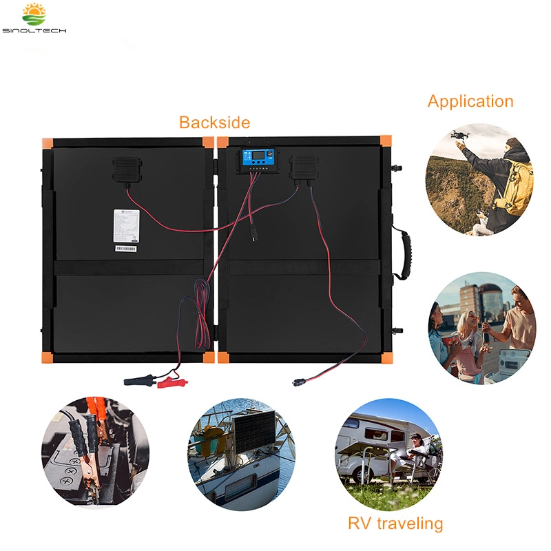 200W Folding Solar Panel Kit for Outdoor Picnic Camping