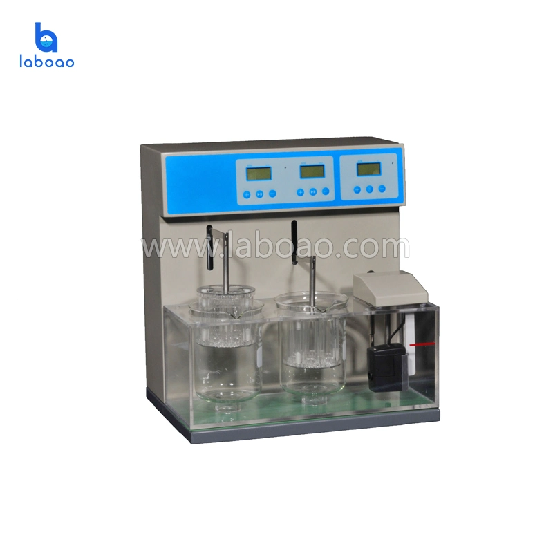 Automation Double Cup Pharmaceutical Disintegration Tester Used in Lab