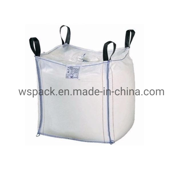 Proveedor chino Venta caliente 3 Bucles Jumbo grueso gran FIBC toneladas de bolsas, el mejor precio, alta calidad de entrega rápida prueba plenamente Big Bag