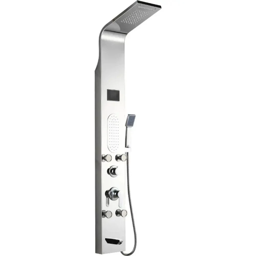 8005 moderno Multifunctional 304 Acero inoxidable Ducha de Panel Baño Columna