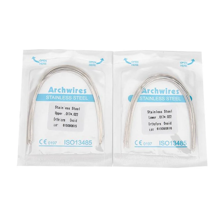 Dentaire orthodontique acier inoxydable Arch fils Fabricant Ortho Archwire