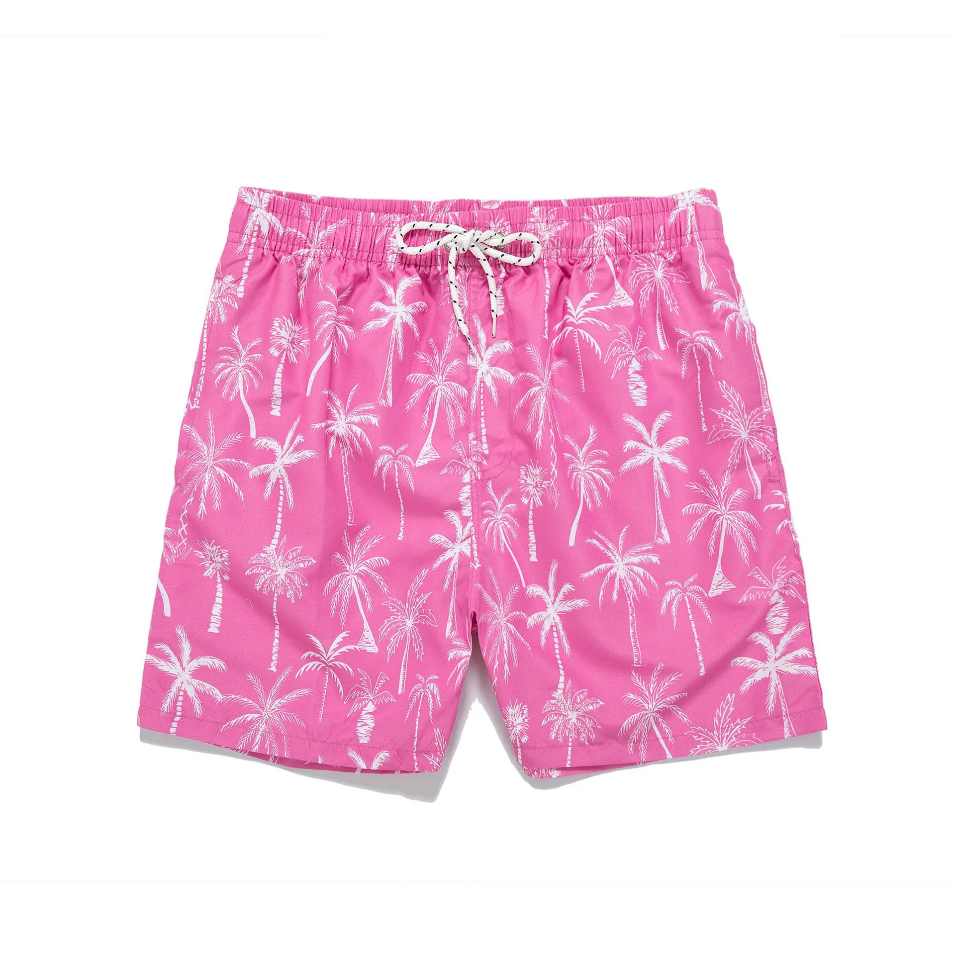 Men Swimwear Pant Palm Trees Print Men Swim Trunks Shorts Beach Short Swim Short