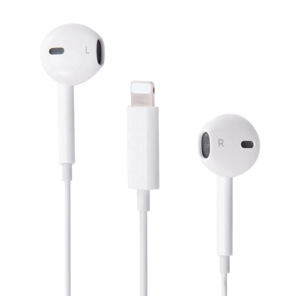 Earpods Lightning Connector Wired Earphone Microphone for iPhone Mobile Phone