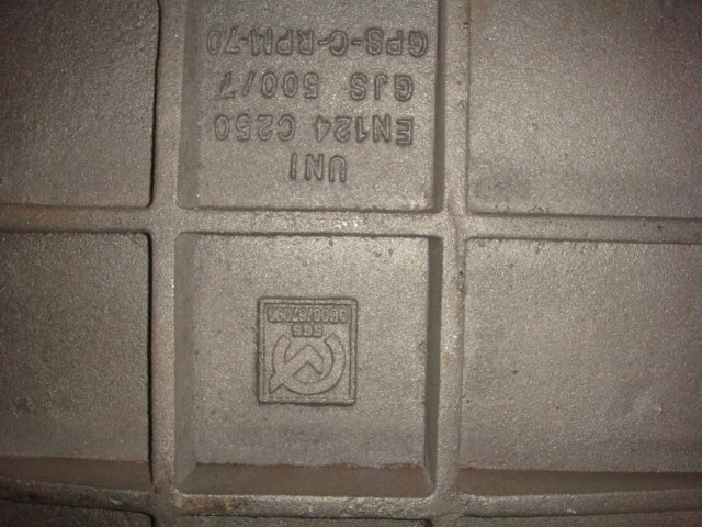 Recessed Cast Iron Manhole Cover