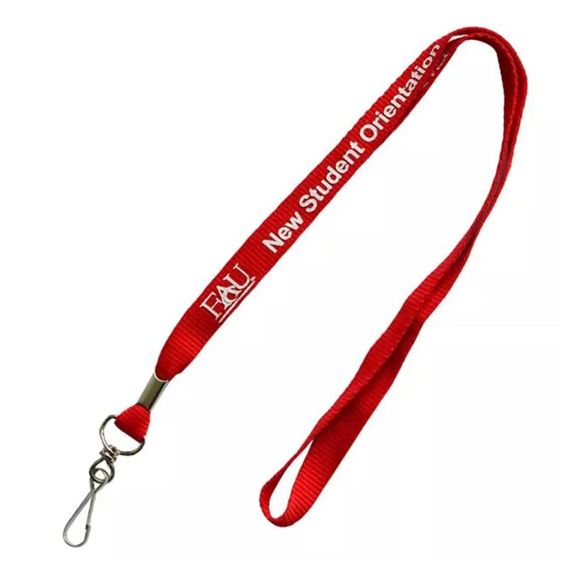 Custom Neck Lanyards with Personalized Logo in Heat Transfer Printing Sublimation Print Lanyard Strap for Sports Meeting Lanyard