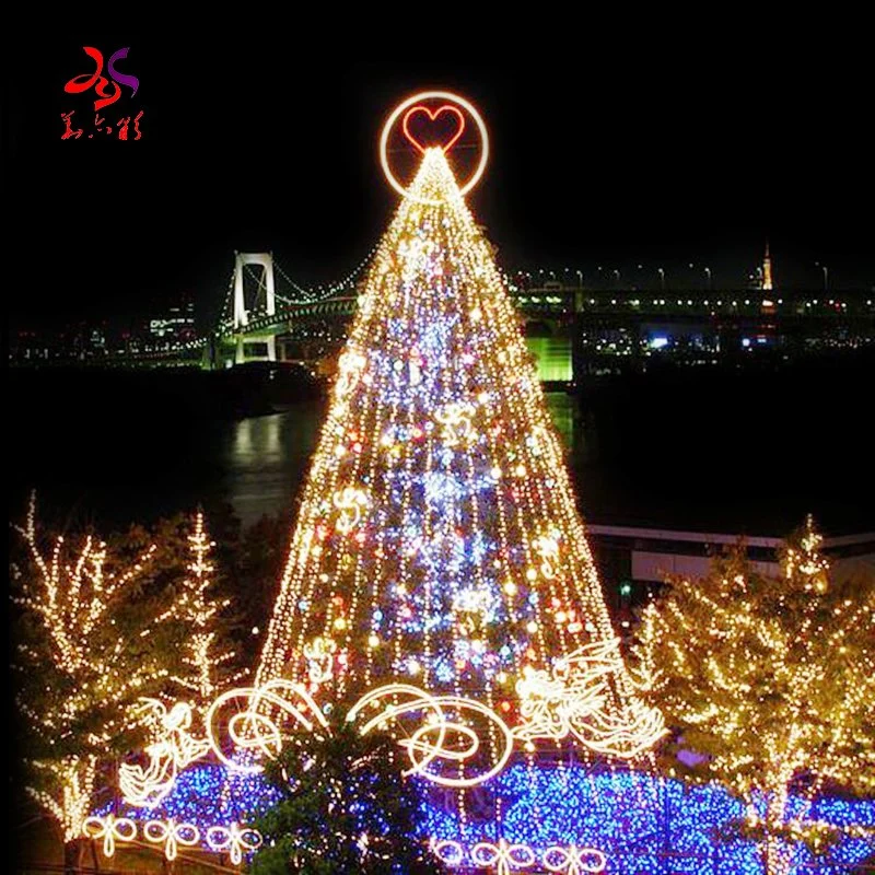 عملاق الكريسماس تري -- مصابيح LED في الهواء الطلق -- مصطنعة PVC شجرة عيد الميلاد -- شجرة عيد الميلاد -- شجرة LED