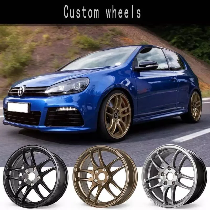 Casting Wheels 17 18 Inch 5X14.3 Wheels for Civic Teana Cx-5 Relz Es Echo Volkswagen Golf