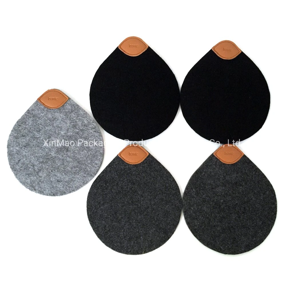 OEM Logo Hot Food Large Table Mats Wool Felt Coaster