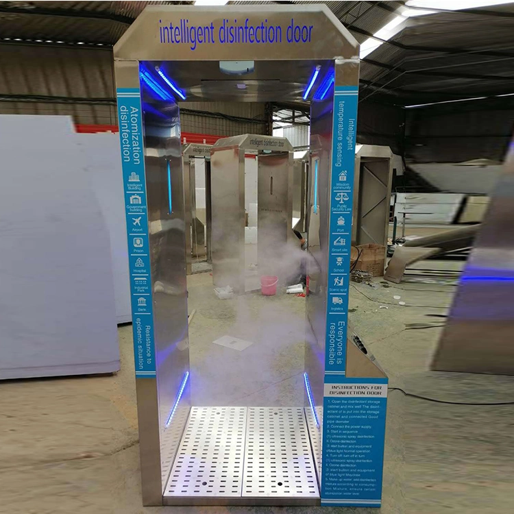 UV Disinfection Tunnel Sterilizer Machine Human Mall Disinfecting Door