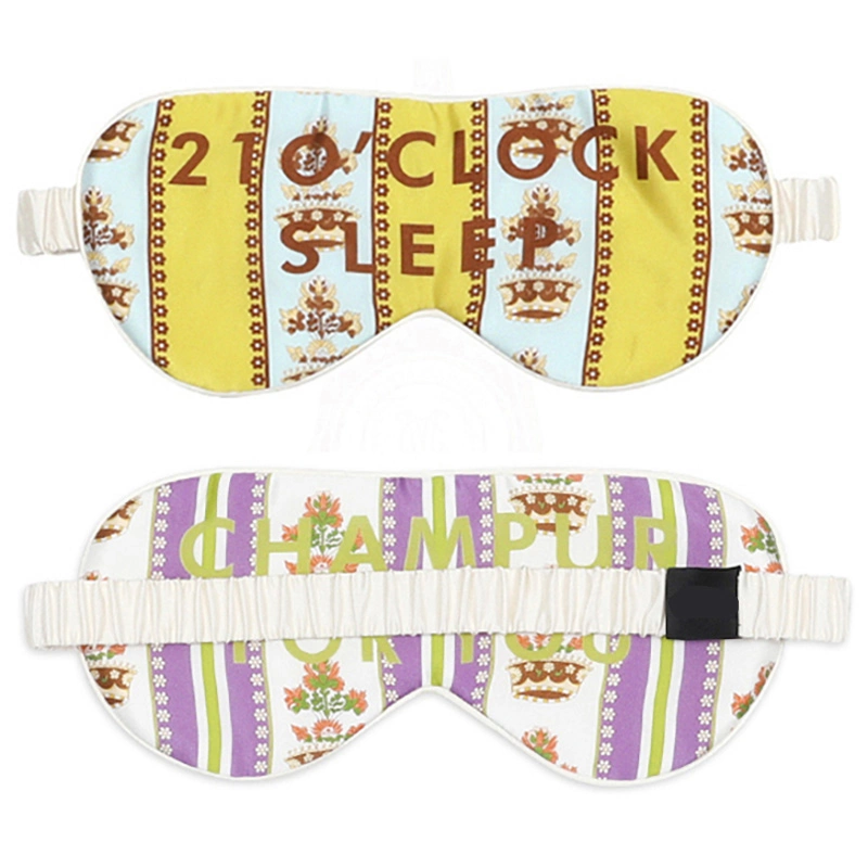 Standard Size Bespoke Printed Silk Sleep Eye Mask