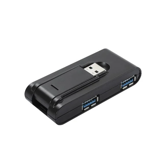 محور مهايئ خارجي USB 3.0 محمول عالي السرعة رباعي المنافذ