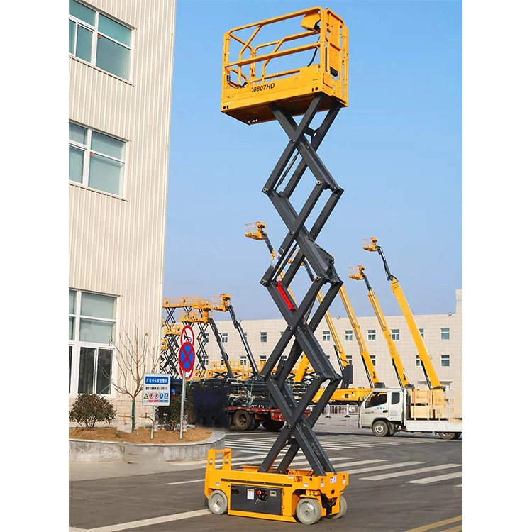 4m Electric Scissor Lifting Aerial Work Platform Xg1412HD