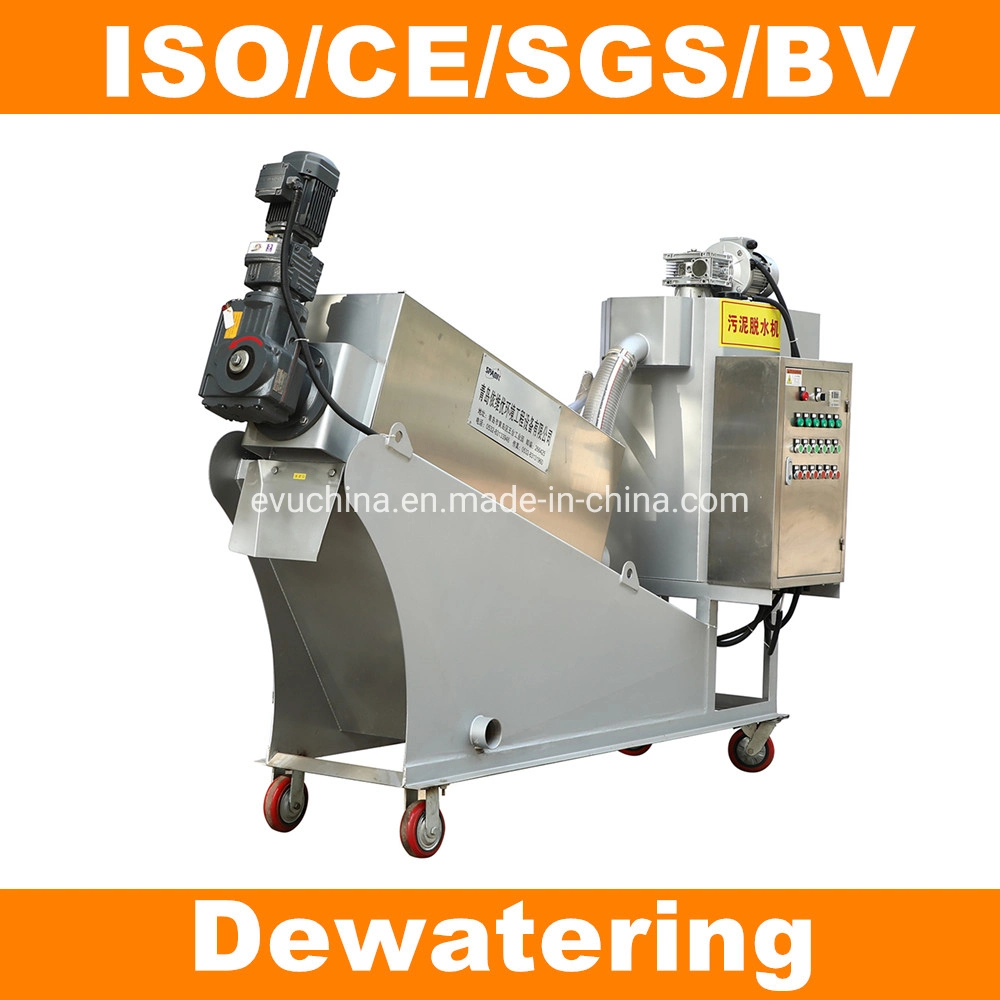 Rotary Drum Filter Screw Press Sludge Dewatering Filter Press Water Purifying Machine Industrial/Domestic Water Treatment Plant