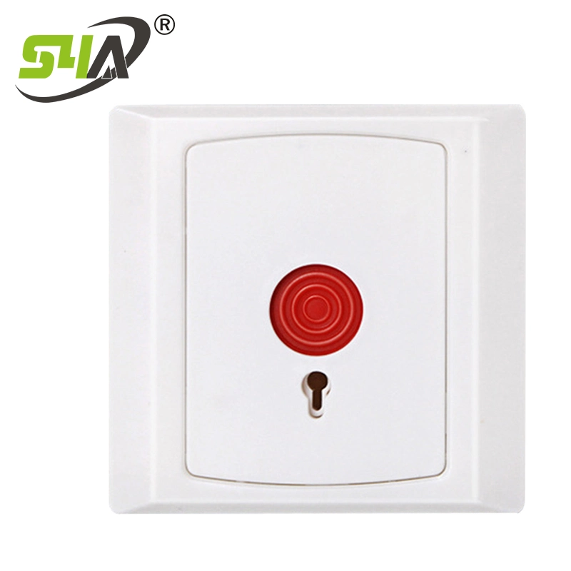 Bouton d'urgence de l'interrupteur de réinitialisation automatique de clé filaire Bouton manuel d'Alarme Incendie avec no nf COM