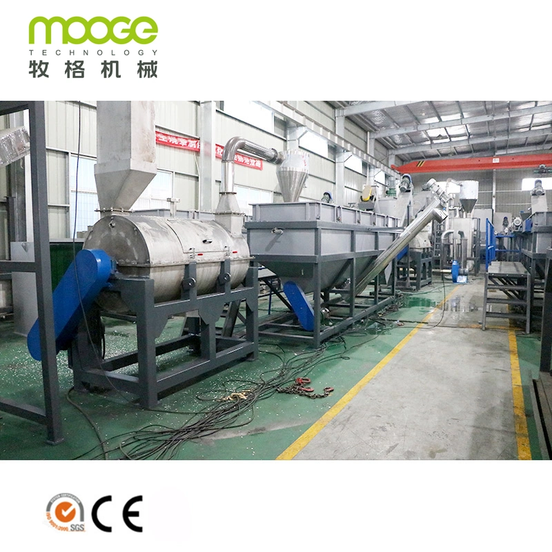 MEB-Series Waste PE PP PET Milk Bottle Flakes Making Agricultural Film Jumbo Woven Bag Crushing Washing Plastic Recyle Recycling Machine