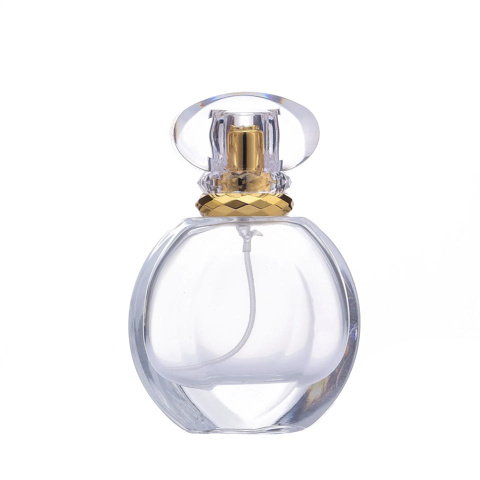 50ml Round Glass Dropper Bottle Glass Cosmetic Packaging for Perfume Bottle Wholesale