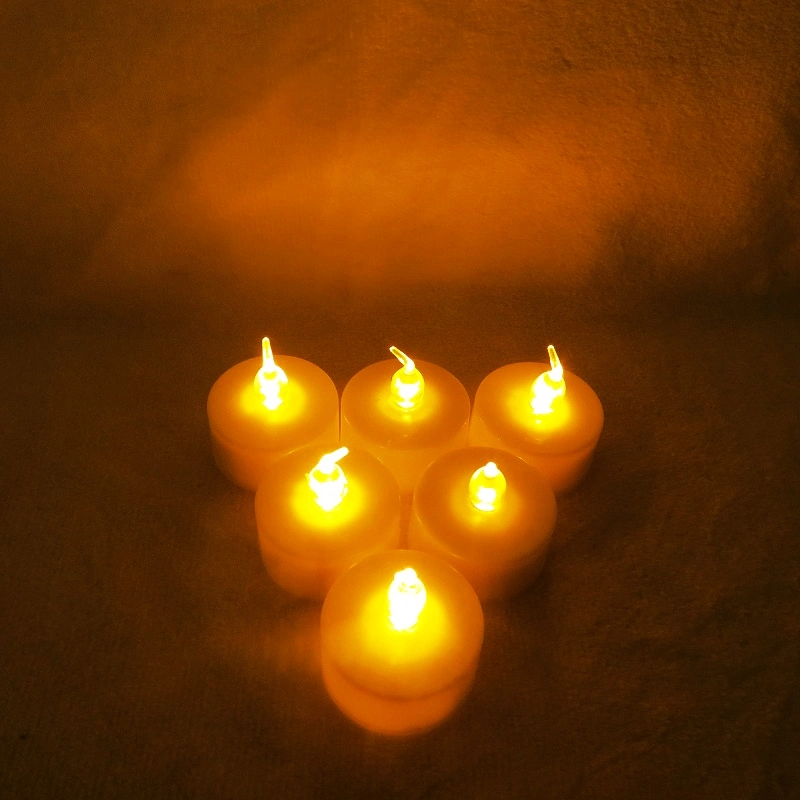 LED de batería de la luz de velas velas de té sin flama