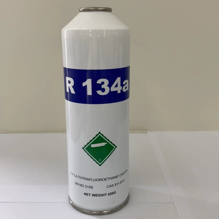 Factory Supply 99.9% Purity R134A Used as Foaming Agents in Cosmetics and Cleaning Industries