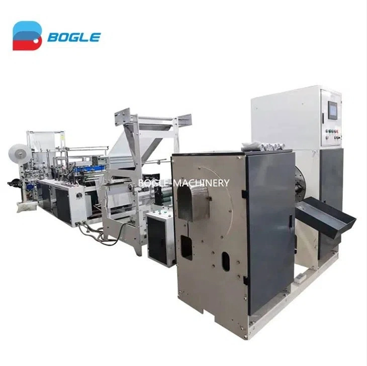 Full Automatic Rolling Draw Tape Plastic Garbage Bag Making Machine