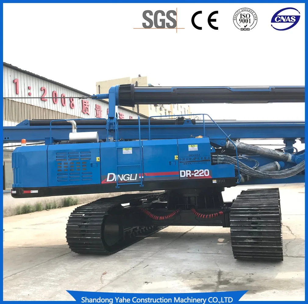 Good Quality 60 Meter Engineering Hydraulic/Crawler Drilling Rig Dr-220 Price Has Passed CE Certificate for Construction Building Export to Southeast