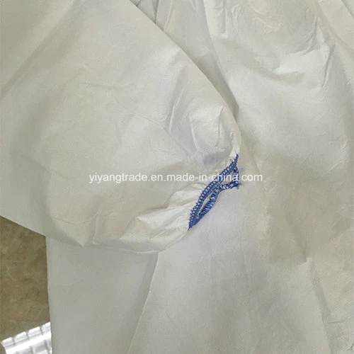 Ropa de trabajo de protección desechables Nonwoven trajes negro