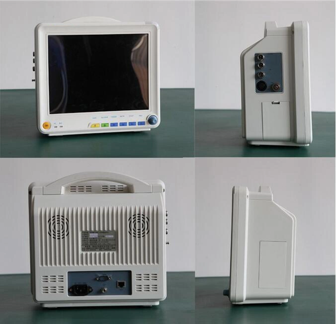 China Multi-Parameter Patient Monitor with ECG Hr Pr SpO2 NIBP Resp Temp