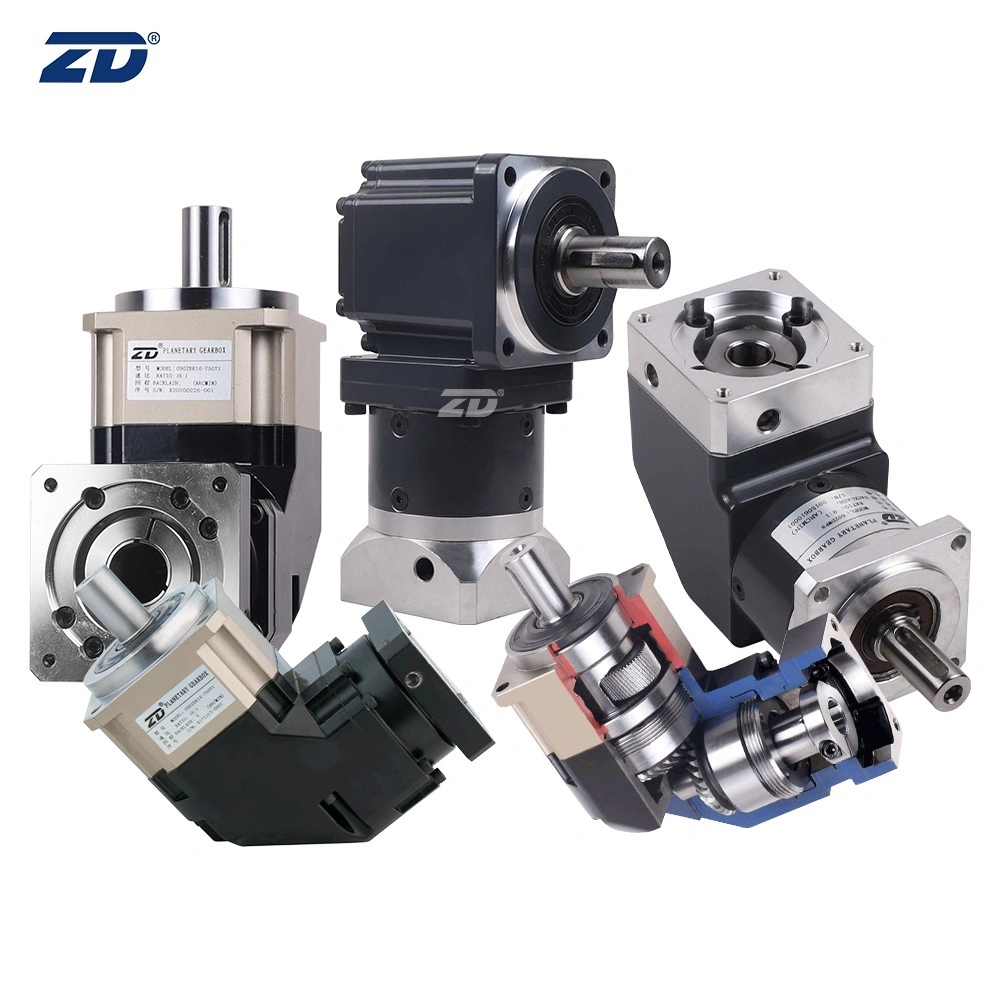 ZD High Precision Low Backlash Spur oder Helical Gear Planetary Drehzahlrückführgetriebe Für Servomotor-Ziehmotor