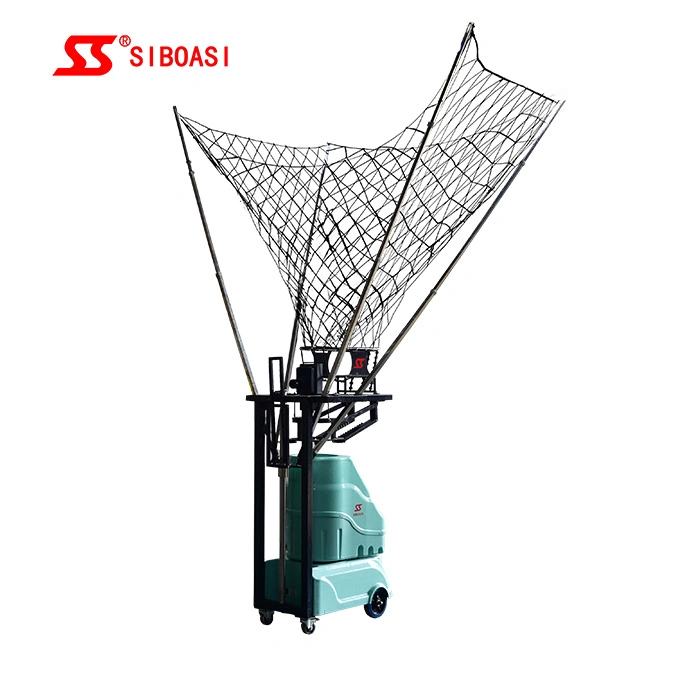 Light Green Basketball Shooter Robot for Practicing Shooting Improving Goal Rate From Factory