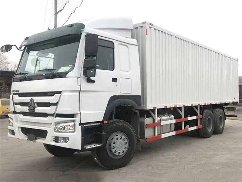Sinotruk HOWO Cargo Truck Cargo Van Loads 10t Paylload
