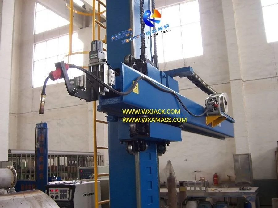 Lhz Versatile Multi Mode Stationary Moving Revolving Cross Slides Column and Boom Automatic Welding Manipulator Machine