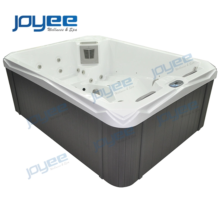 Joyee Triangle Hot Tub Outdoor SPA Made in China 4 Persons SPA with Foot and Leg SPA