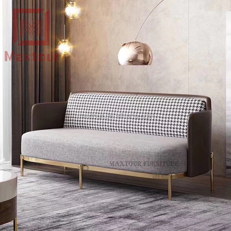 Luxury Living Room Fabric Sectional Sofa Set Modern