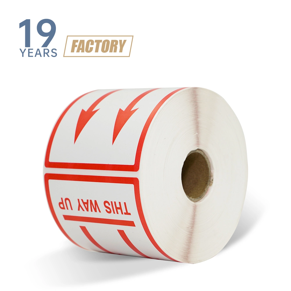 80mm X 40mm Wholesale/Supplier Blank White Custom Printing Direct Thermal Barcode Paper Labels Sticker Rolls