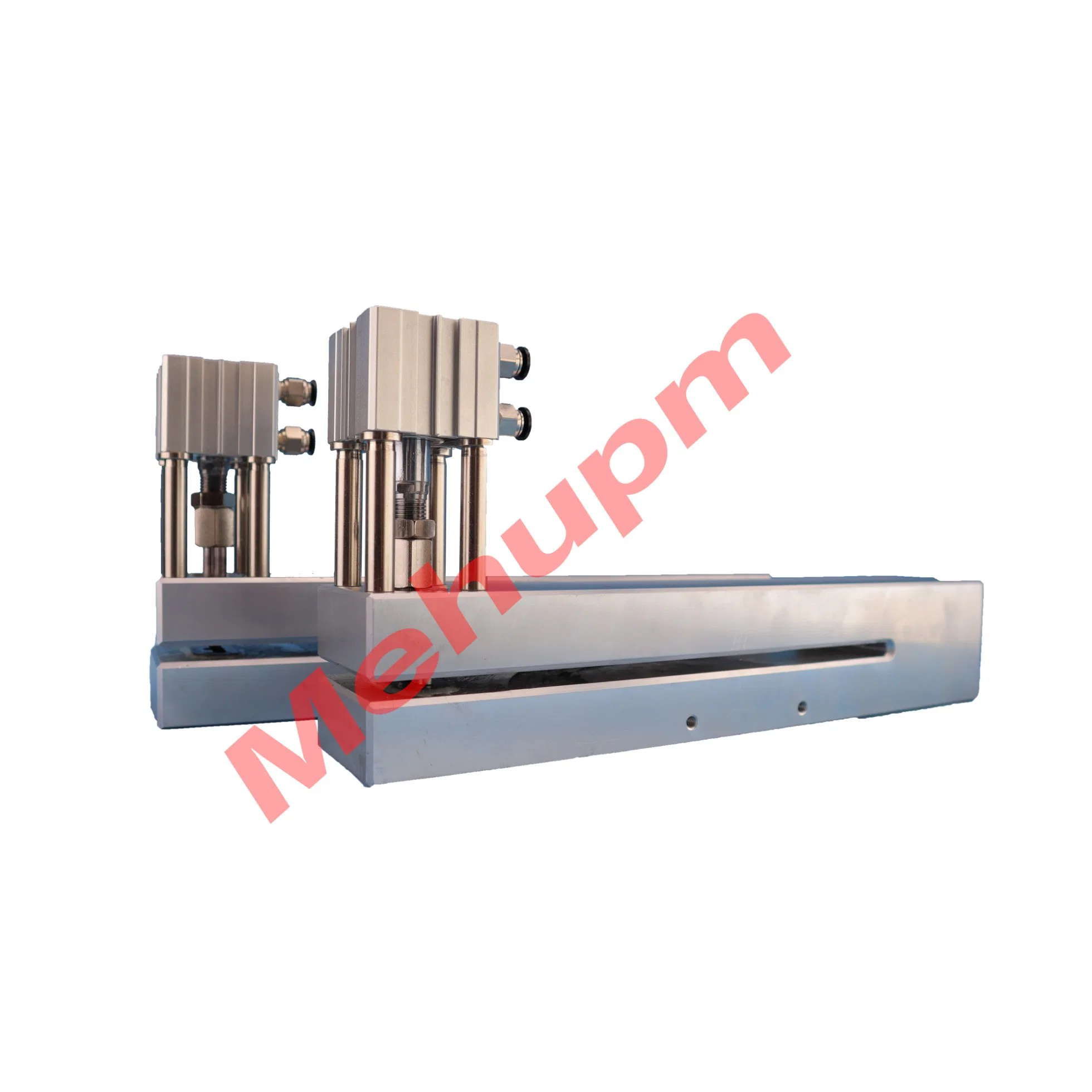 Air Operate 30X6X9mm Euro Slot Hanging Hole Puncher for Plastic Bag Making Machine