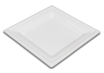 Eco Friendly Biodegradable Disposable Compostable Square Dish, Sugarcane Bagasse Square Plate