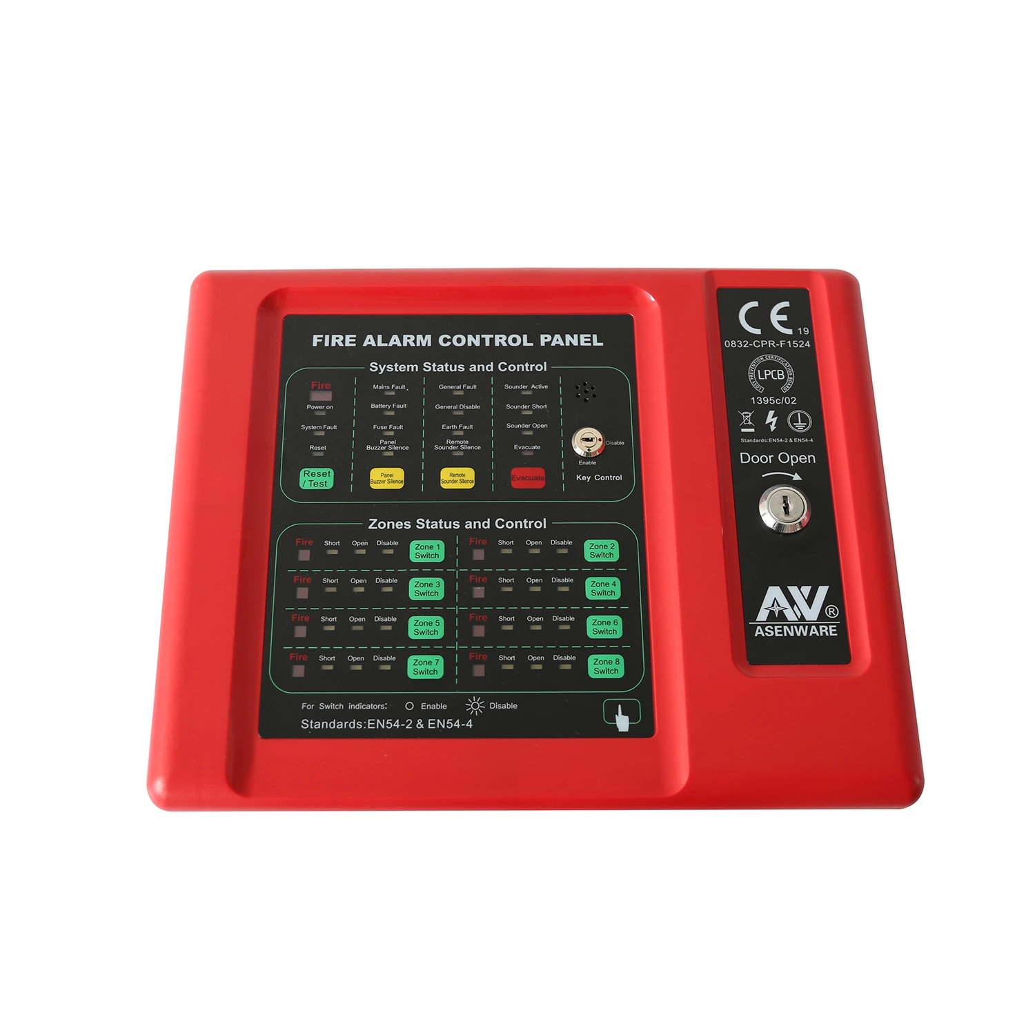 Ce Approval Conventional Control Panel Fire Alarm